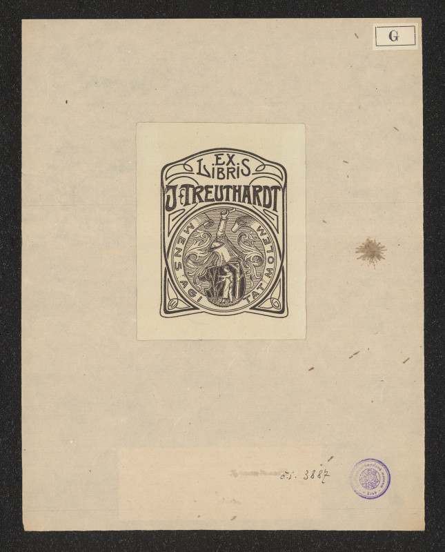 William Gorgé - Ex libris J.Treuthardt