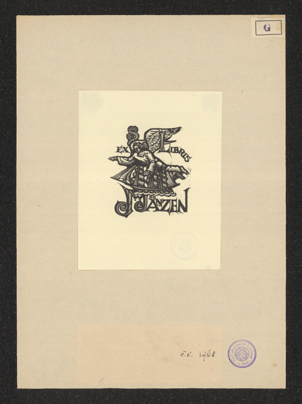 Paul Grégoire - Exlibris J.W. Janzen