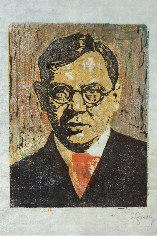 Franz Fiedler - Portrét Hugo Erfurtha