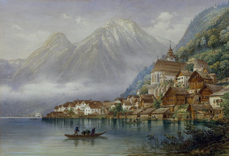 Karl Waagen - Hallstatt