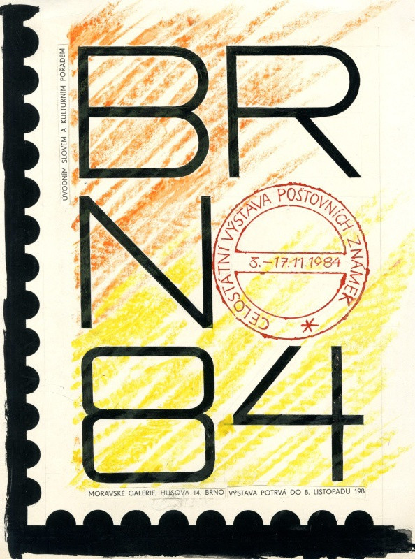 Jan Rajlich st. - Celostátní výstava poštovních známek Brno 84