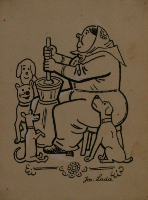 Josef Lada - Ilustrace písně z Prácheňska