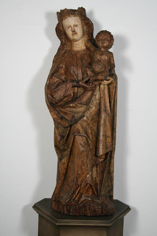 neznámý sochař moravský - Madona s dítětem z Křídlůvek