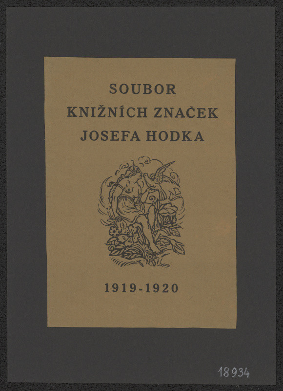 Josef Hodek - Soubor knižních značek Josefa Hodka