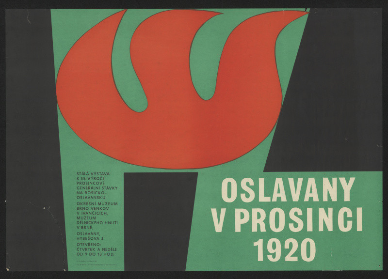 Vítězslav Švalbach - Oslavany v prosinci 1920