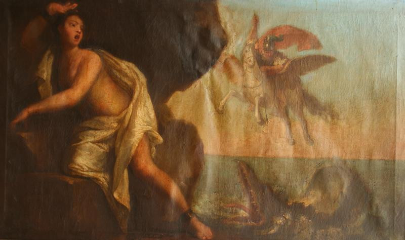 neznámý malíř německý - Perseus a Andromeda