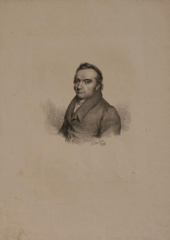 Josef Emanuel Teltscher - Mužský  portrét