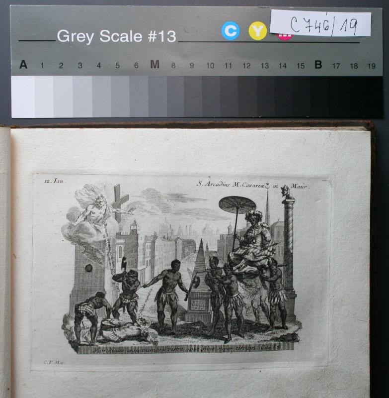 Gottfried Bernhard Götz (Goetz) - 12. Jan.  -  S.  Arcadius  M.  Caesarae  in  Mans.