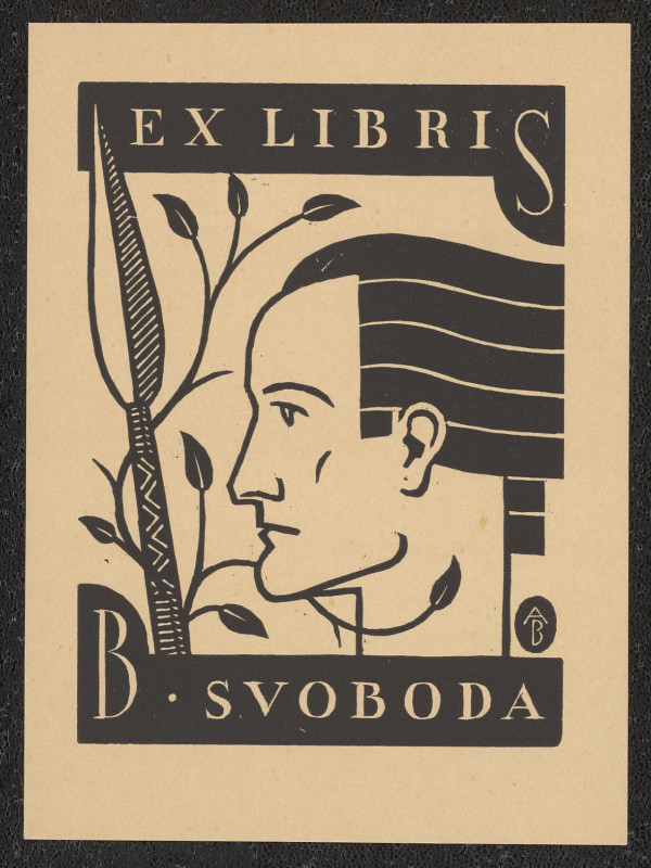 Antonín Burka - Ex libris B. Svoboda