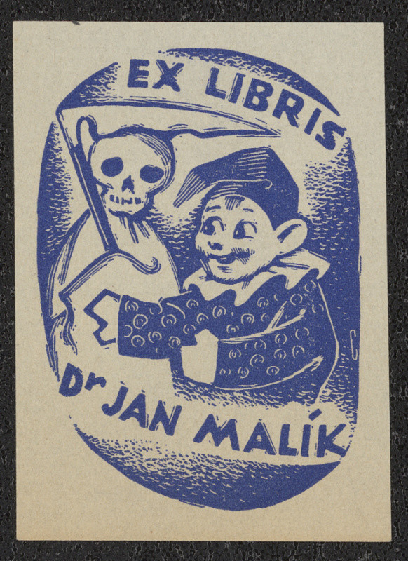 Vojtěch Cinybulk - Ex libris Dr. Jan Malík