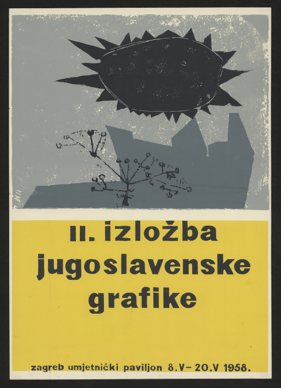 neznámý - II. izložba jugoslavenska grafika, Zagreb