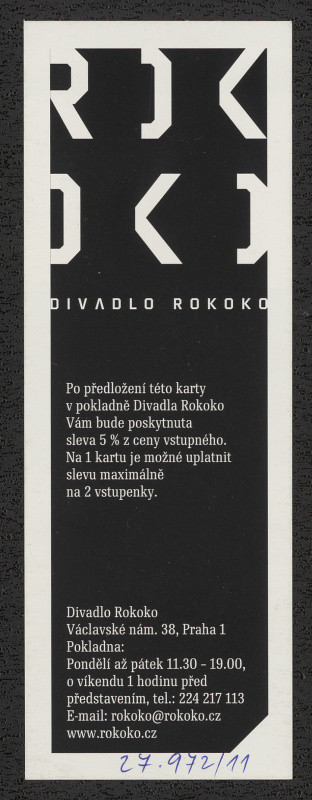 Tomáš Brousil - Divadlo Rokoko