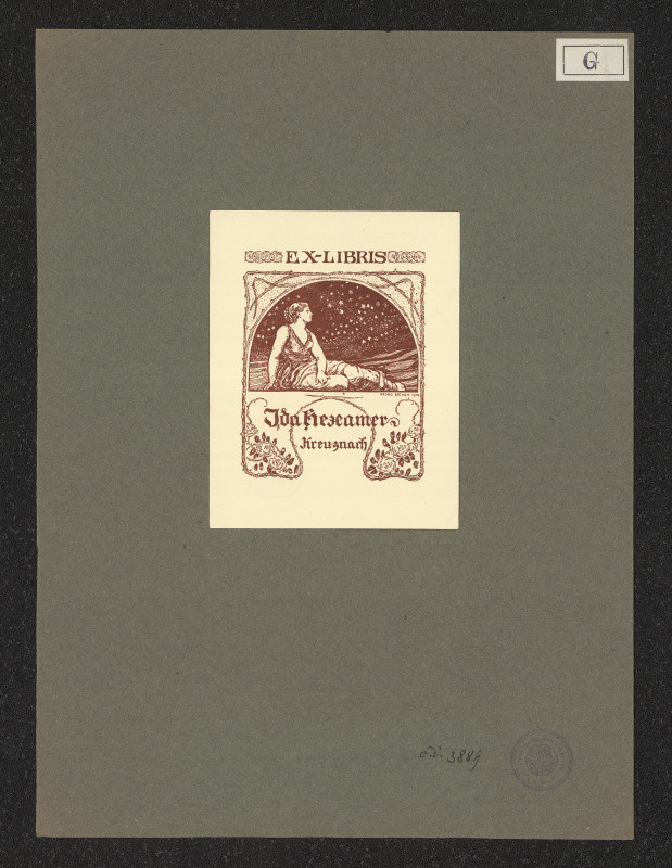 Georg Geyer - Exlibris Ida Hexamer