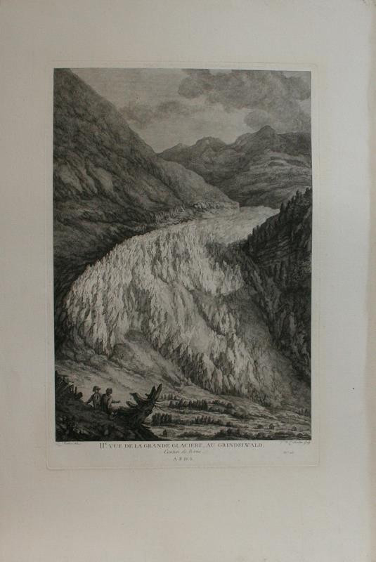 Jean Baptiste Claude Chatelain - IIe. Vue de la Grande Glaciere au Grindelwald