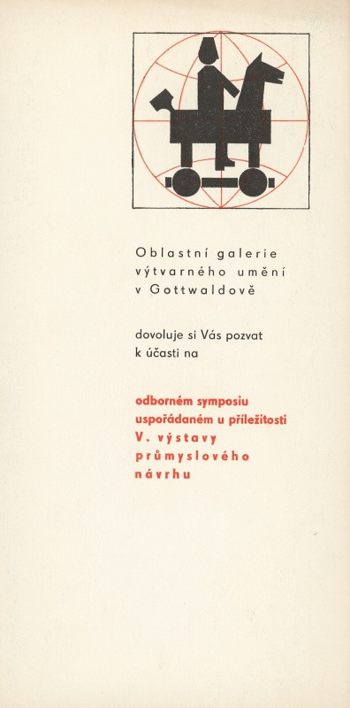 Jan Rajlich st. - V. výstava průmyslového návrhu. Dům umění Gotwaldov 1976