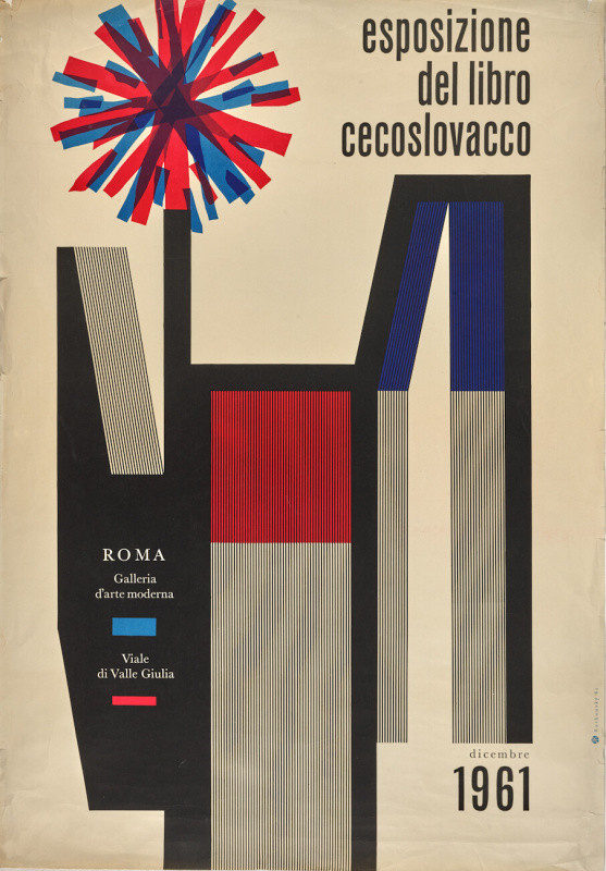 Jiří Rathouský - Exposizione del libro Cecoslovaco Roma, Roma, Galleria d´Arte Maderna
