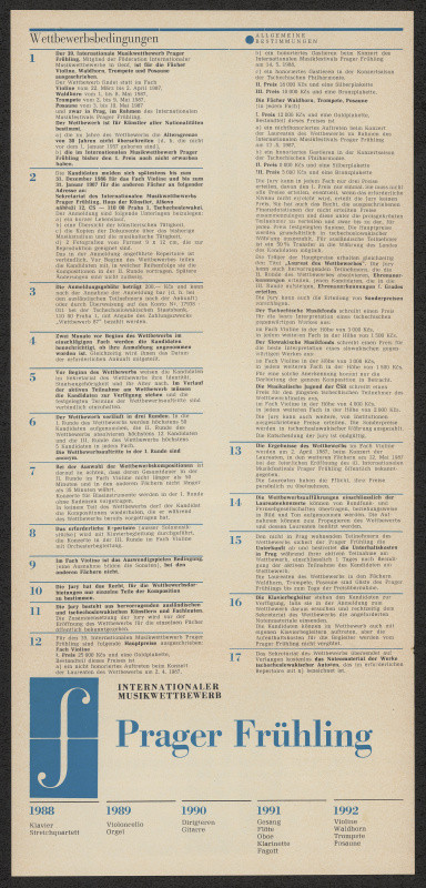 Jiří Rathouský - 39. Internationaler Musikwettbewerb. Prager Frühling 1987