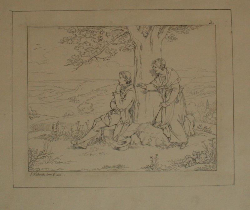 Josef Führich - Ilustrace ke Goethovu Hermannu a Dorothee
