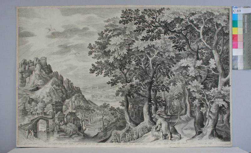 Nicolaes de Bruyn - Samson  přemáhá  lva
