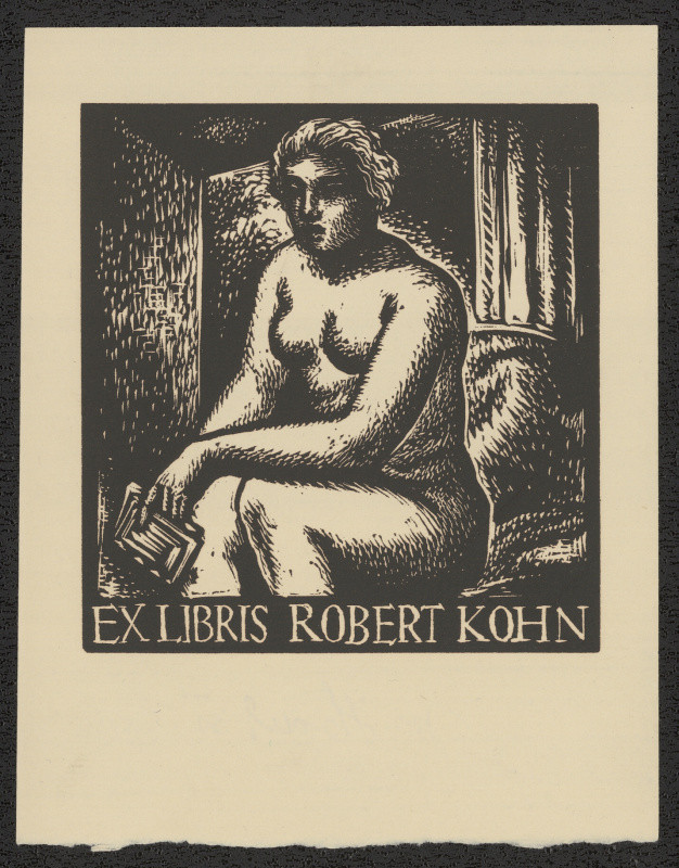 Josef Hodek - Exlibris Robert Kohn
