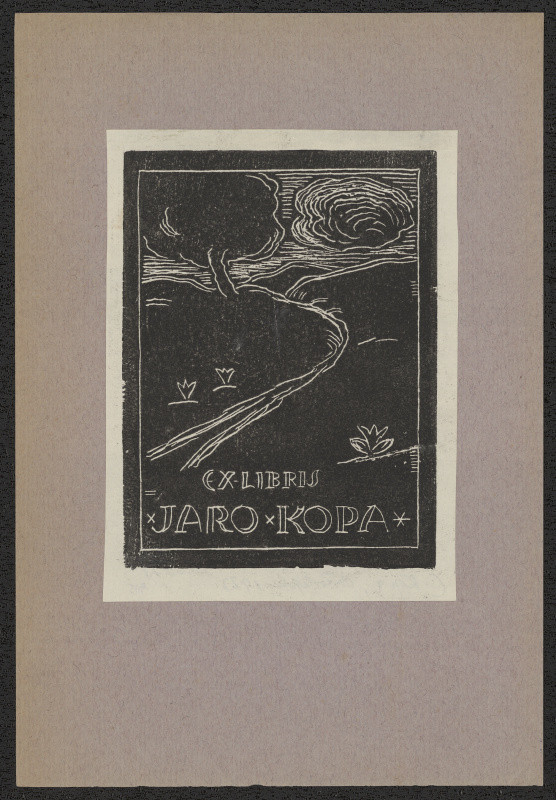 Kopa - Ex libris Jaro Kopa