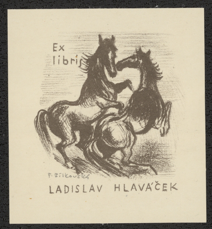 František Bílkovský - Exlibris Ladislav Hlaváček
