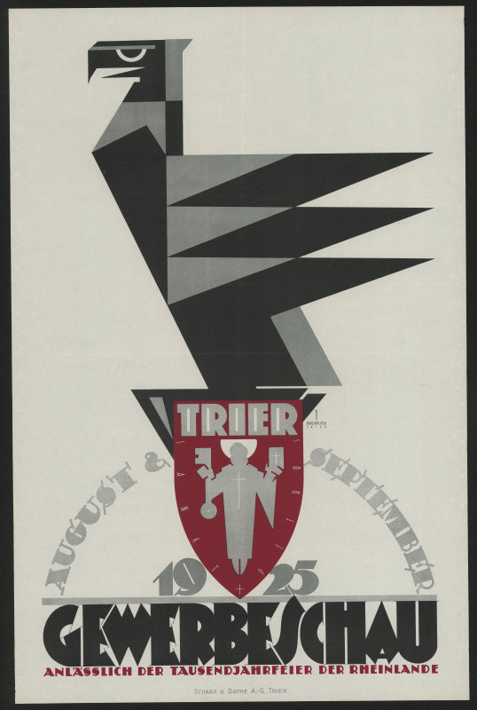 W. Burgermeister - Gewerbeschau Trier 1925