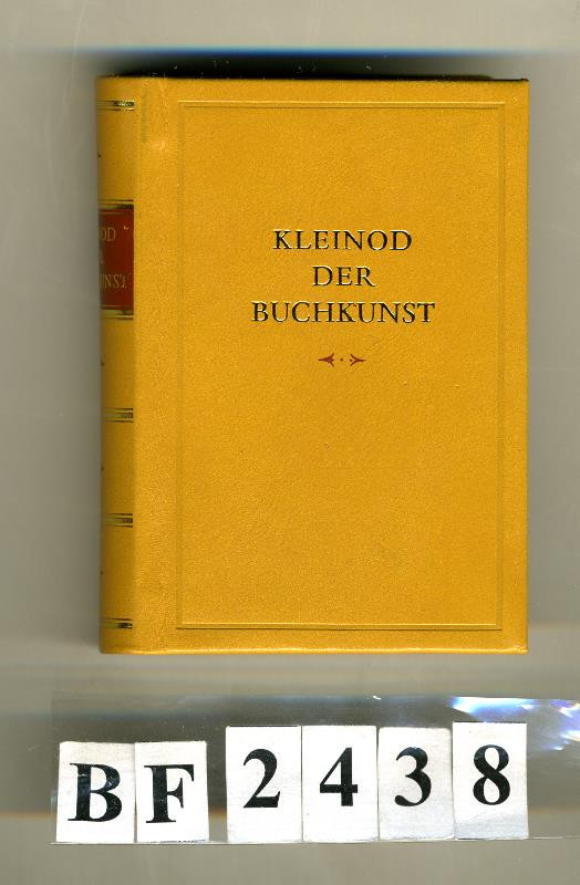 neurčený autor - Kleinod der Buchkunst