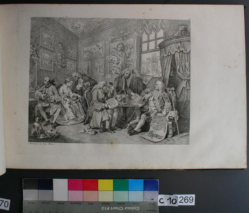 William Hogarth - Marriage a la Mode 1. Plate. in Hogarths Kupferstiche