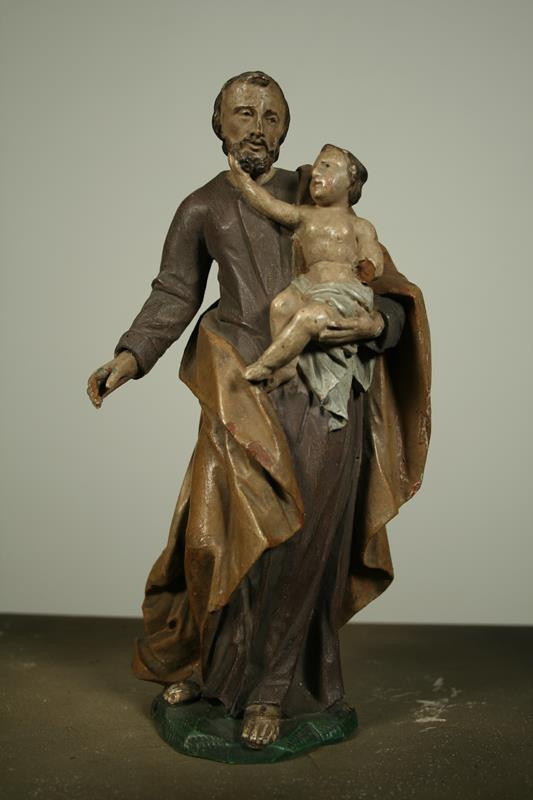 neznámý sochař moravský - Sv. Josef s Ježíškem