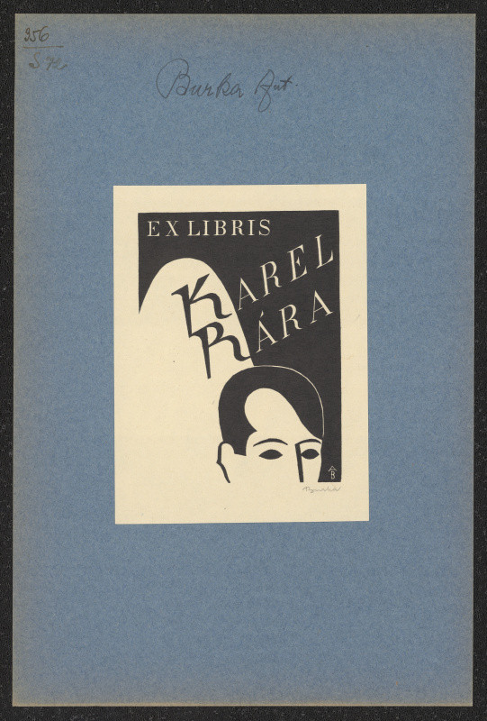 Antonín Burka - Ex libris Karel Rára