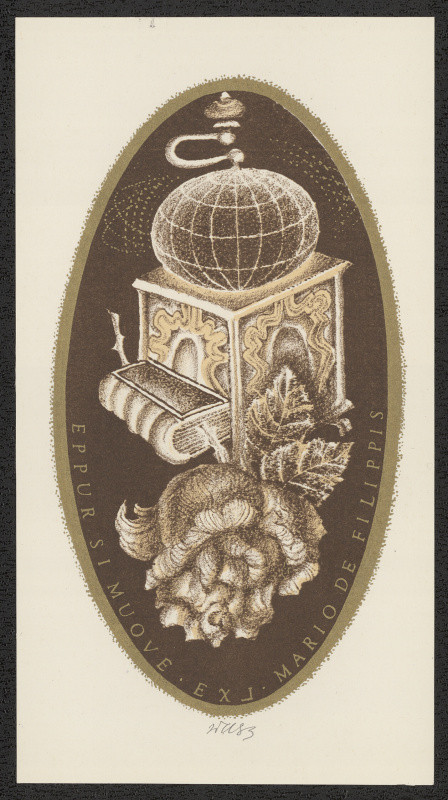 Josef Jícha - Ex libris Mario de Filippis