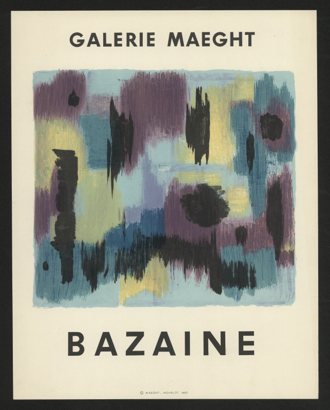 neznámý - Bazaine, Galerie Maeght, Paříž