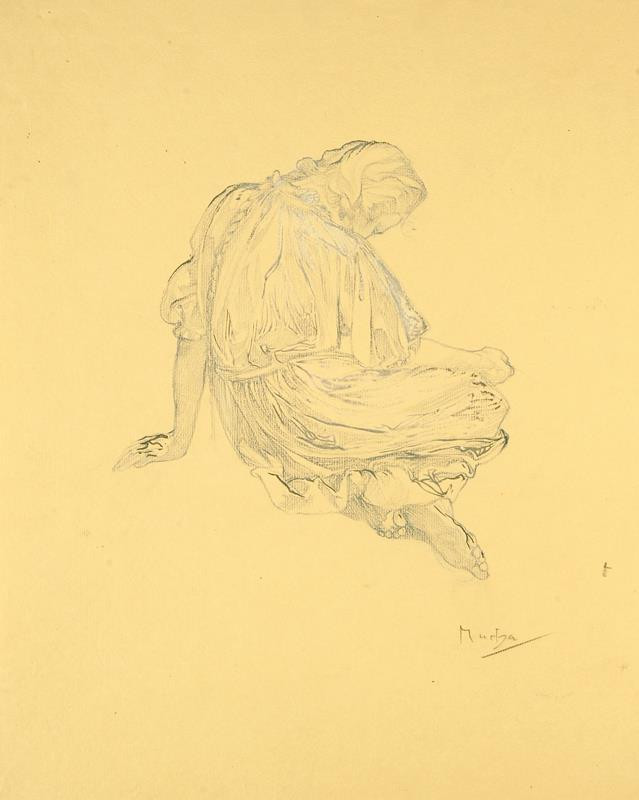 Alfons Mucha - Studie k blahoslaveným chudým duchem