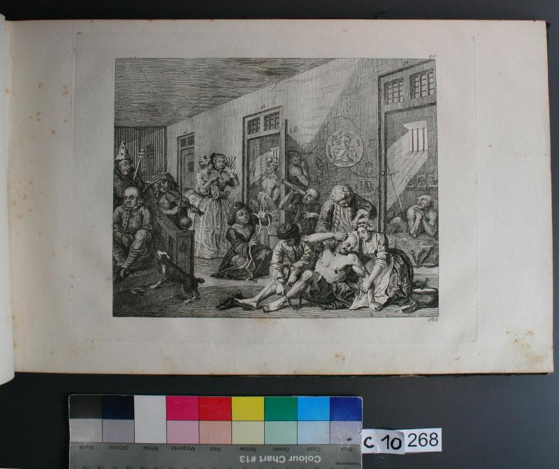 William Hogarth - Plate 8. in Hogarths Kupferstiche