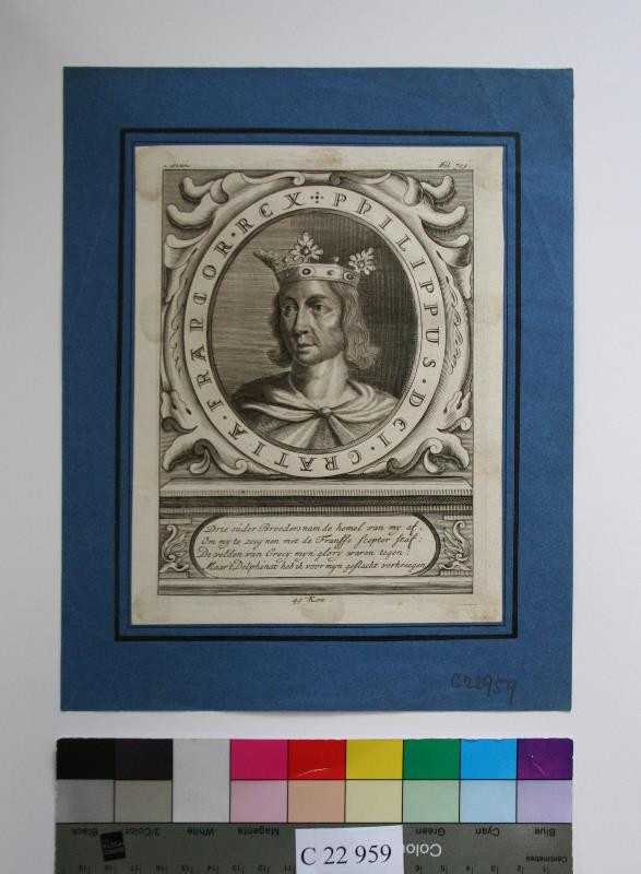 neznámý grafik nizozemský - Francorum  rex  Philippus