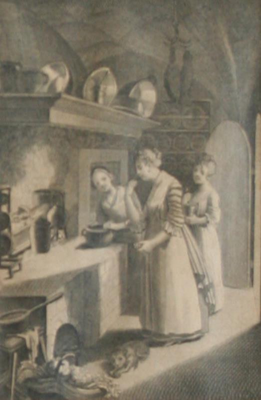 roz. Chodowiecki, Susanne (Suzette) Henry - Vorbereitung, čís. graf. Sonntag 1701