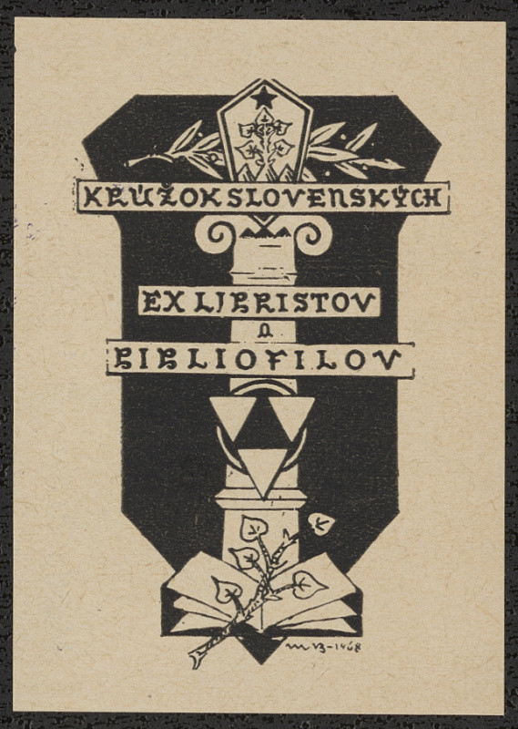 Martin Benka - Krúžok slovenských exlibristov a bibliofilov