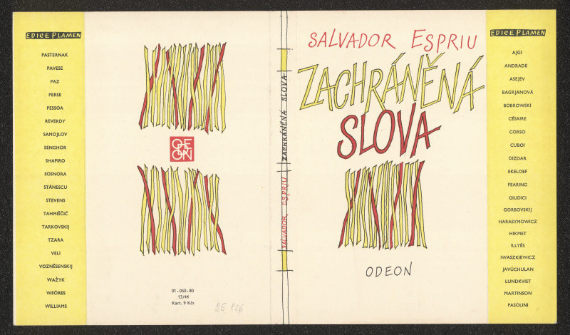 Václav Bláha - Salvador Espriu - Zachráněná slova