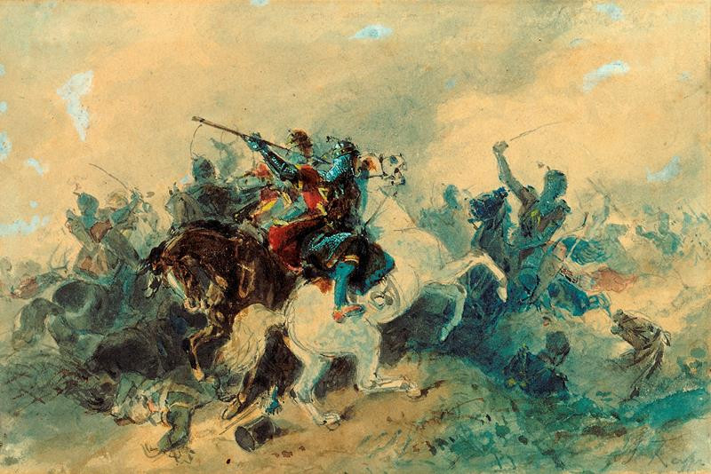 Nicaise de Keyser - Jezdecká bitva