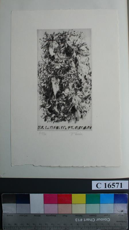František Kobliha - Ex libris M. Forman