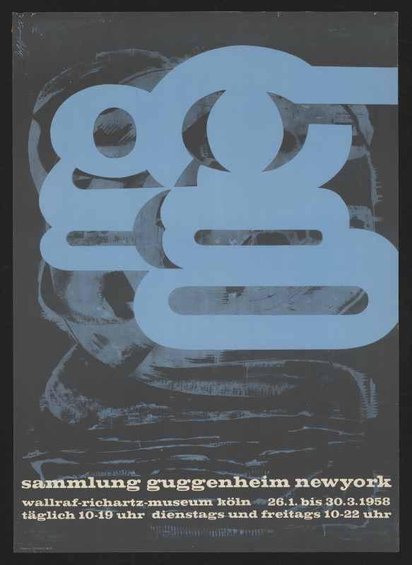 Haschbund (?) - Sammlung Guggenheim New- York, 26.1.-30.3.1958  Köln