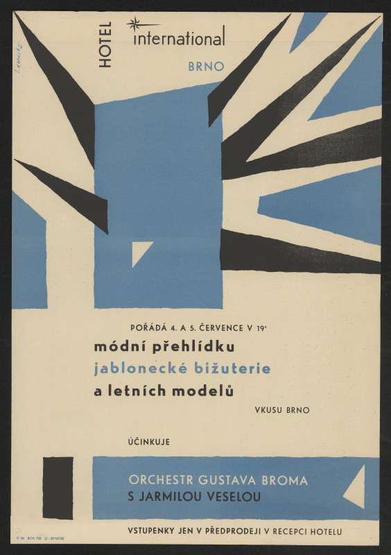 Josef Kadula - Módní přehlídka jablonecké bižuterie a letních modelů Vkusu Brno. Hotel Inetrnational