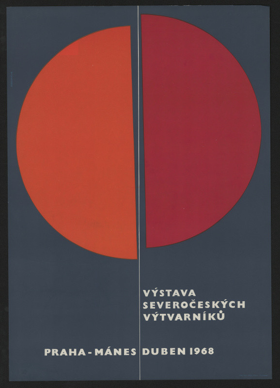 Vladimír Sobolevič - Výstava severočeských výtvarníků Praha Mánes duben 1968