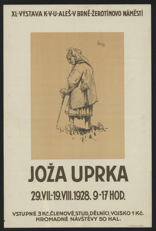 Joža Uprka - 40. Výstava K.V.U. Aleš Brno
