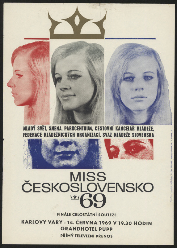Jiří Matušinský - Miss Československo 1969. Grandhotel Pupp Karlovy Vary