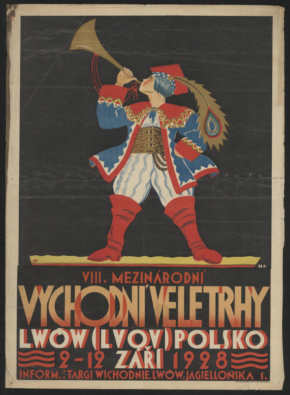 signatura MA - VIII. mezinárodní východní velketrhy Lwów (Lvov) Polsko ... 1928