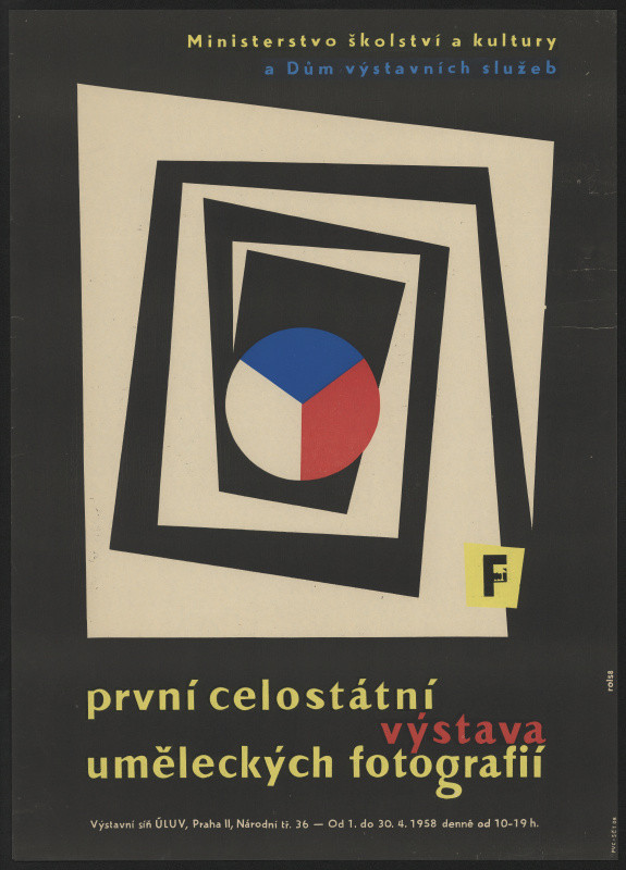 Vladimír Rosol - První celostátní výstava uměleckých fotografií, Výstavní síň ULUV Praha ... 1958