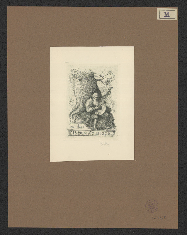 Jeny Mye (Myc?) - Exlibris Tadeja Lesznera