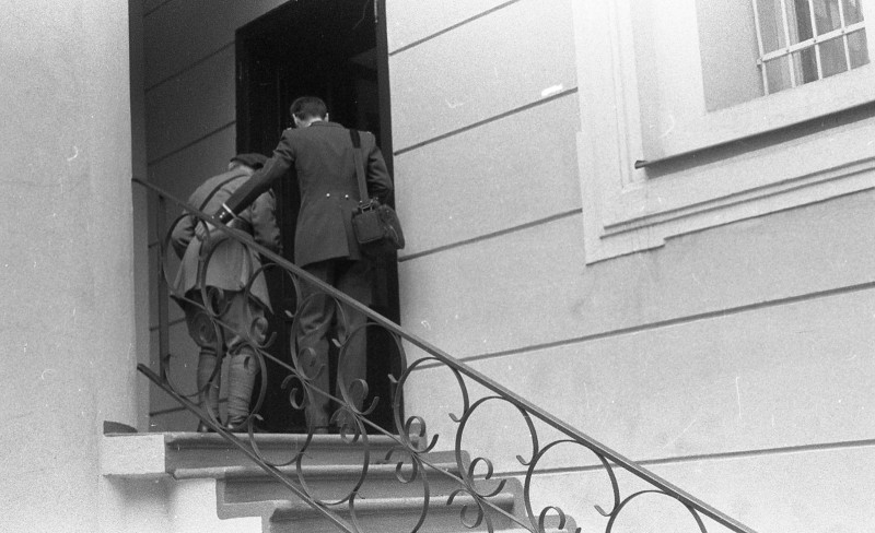 Dagmar Hochová - Recepce na francouzském velvyslanectví v Praze, 14. 7. 1991